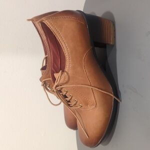 Dansko Pennie Oxford Waterproof Heeled Booties Brown